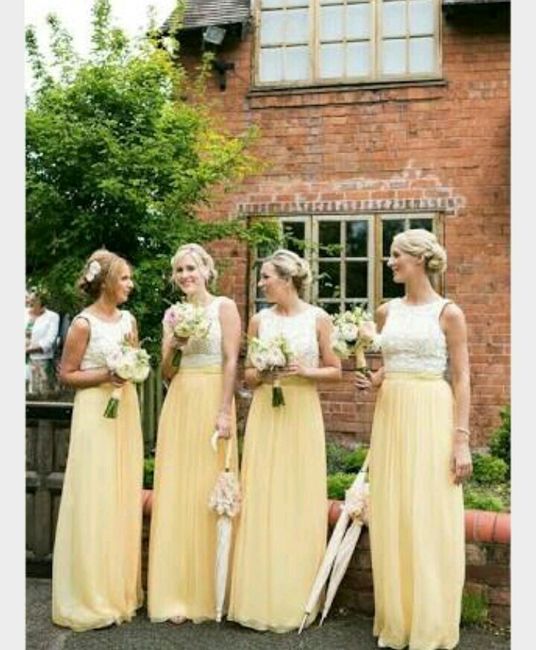Vestidos para damas de honor en primrose yellow - 12