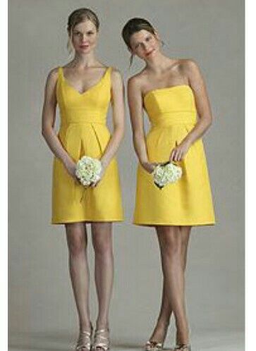 Vestidos para damas de honor en primrose yellow - 13