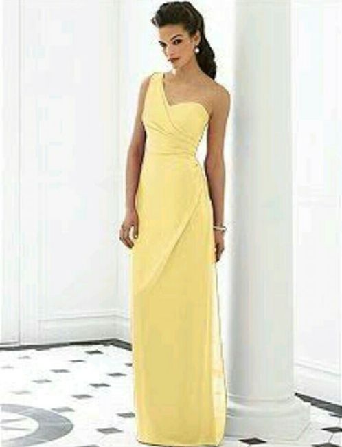 Vestidos para damas de honor en primrose yellow - 14