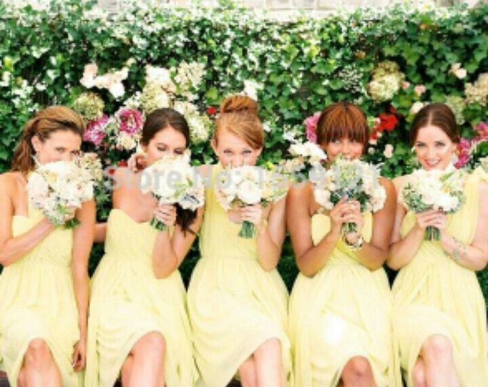 Vestidos para damas de honor en primrose yellow - 17