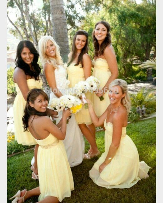 Vestidos para damas de honor en primrose yellow - 18