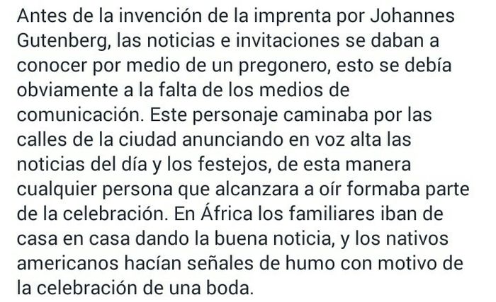 Historia de las invitaciones - 3