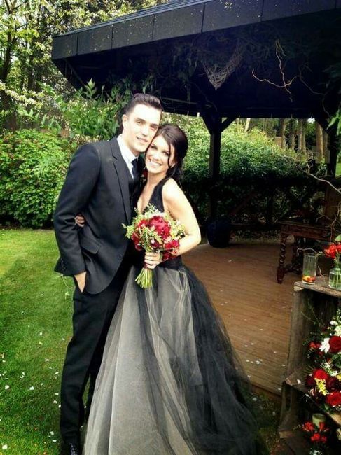 Vestidos de novia en color negro - 7