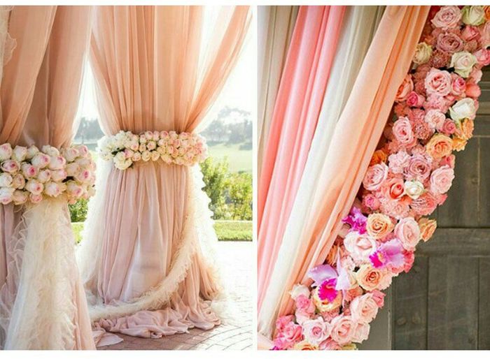 Decoración de altares con cortinas - 2