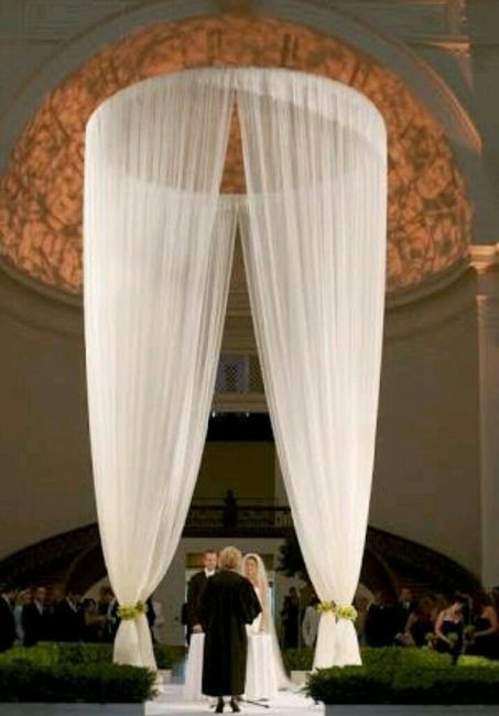 Decoración de altares con cortinas - 7