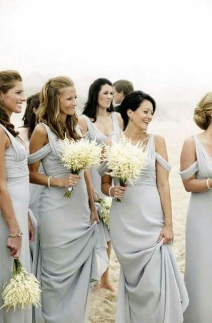 Vestidos de damas de honor para boda en playa - 9