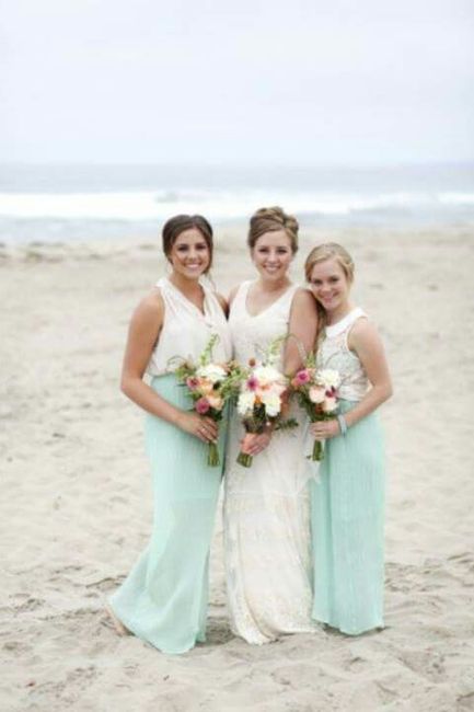 Vestidos de damas de honor para boda en playa - 10