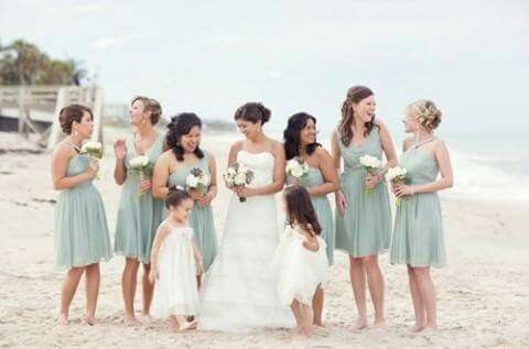 Vestidos de damas de honor para boda en playa - 20