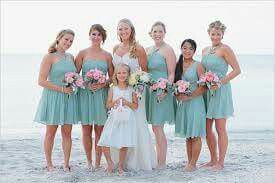 Vestidos de damas de honor para boda en playa - 23
