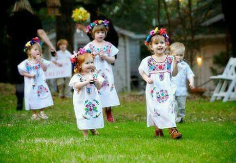 Vestidos muy mexicanos para damitas y damas de honor - 7