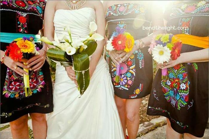Vestidos muy mexicanos para damitas y damas de honor - 10