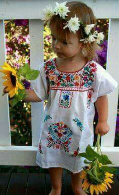 Vestidos muy mexicanos para damitas y damas de honor - 23