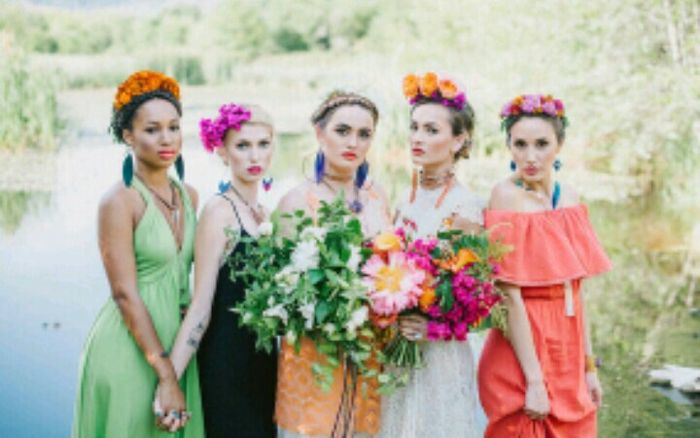 Vestidos muy mexicanos para damitas y damas de honor - 26