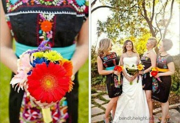 Vestidos muy mexicanos para damitas y damas de honor - 28