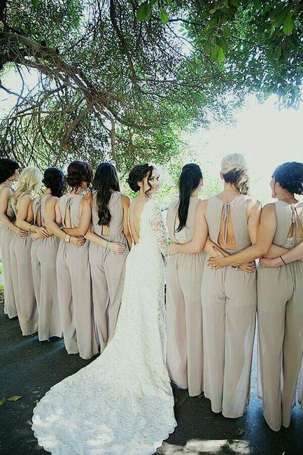 Damas de honor en pantalón - 17