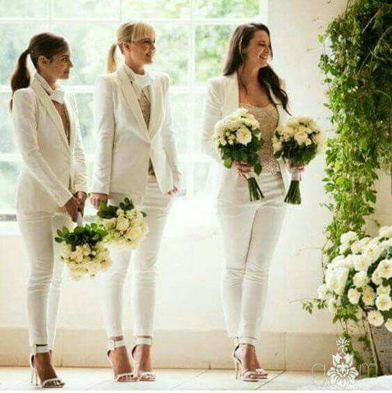 Damas de honor en pantalón - 26