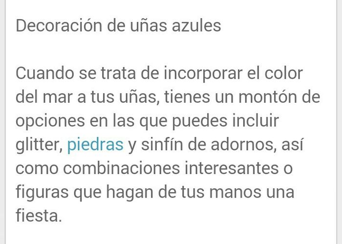 El azul en tus uñas - 1