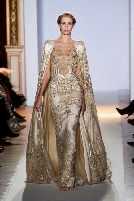Vestidos de novia rojo y dorado 12