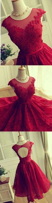 Vestidos de novia rojo y dorado 29