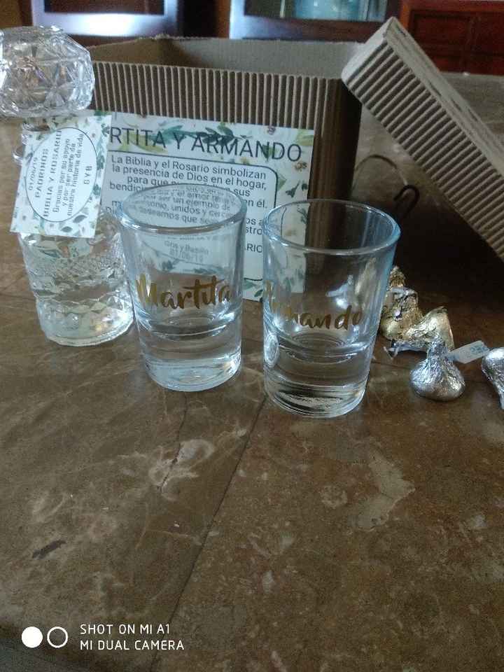 Cajita padrinos biblia y Rosario - 3