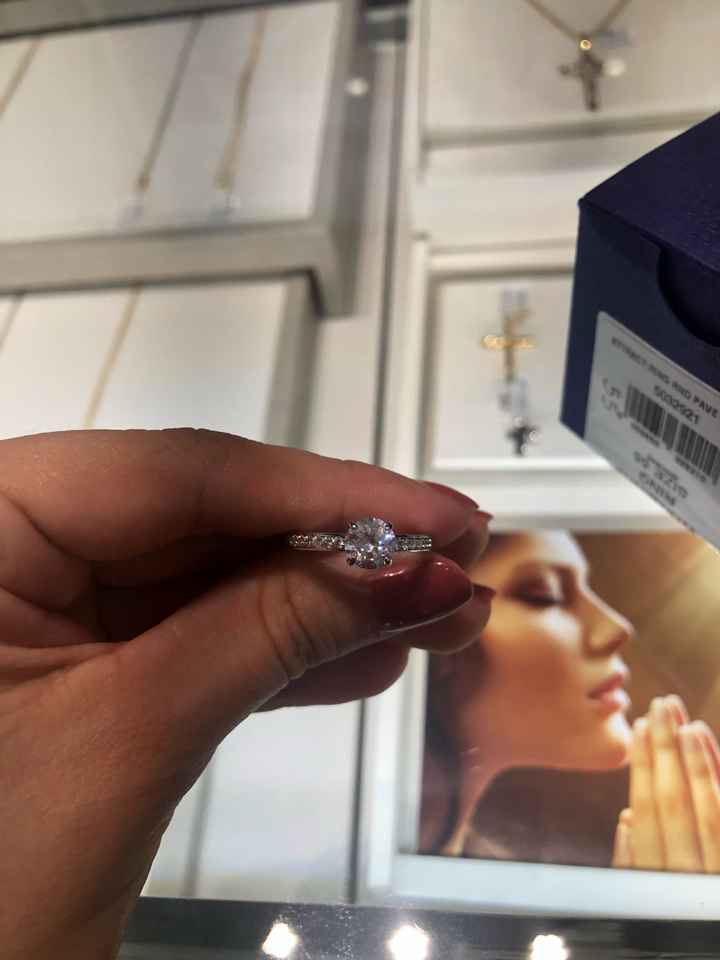 Si hubieras podido elegir el anillo de compromiso.. - 1