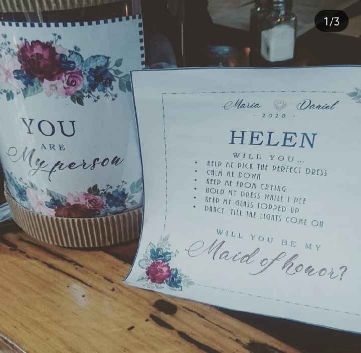 Detalles para mis damas de honor - 1