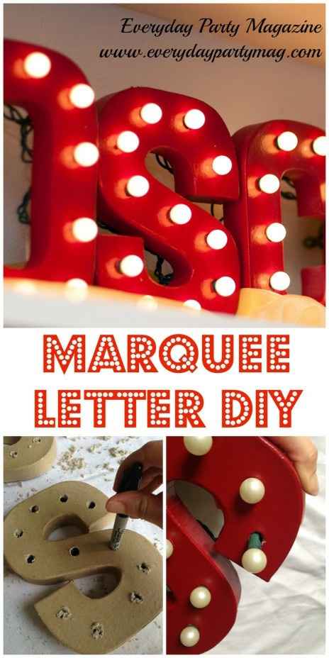 Letras con luces diy - 1