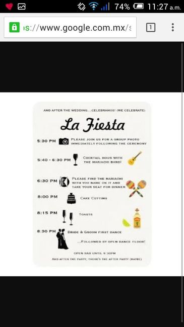 Ayuda con programa para boda. - 3