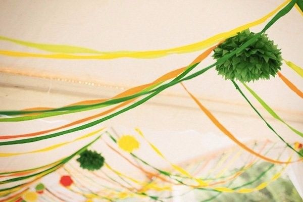 Decoracion en techo de recepcion