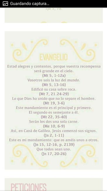 Lecturas de la misa - 5