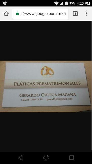 Pláticas prematrimoniales - 1