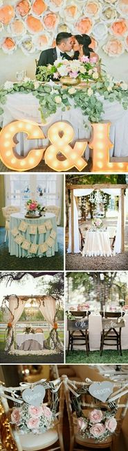 Mesas de novios estilos - 1