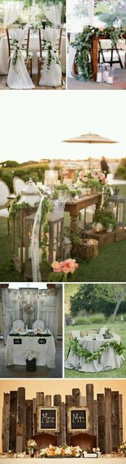 Mesas de novios estilos - 3