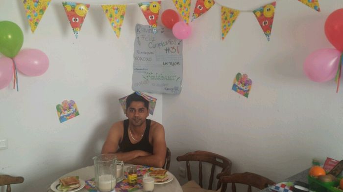 1er cumpleaños de mi love como esposos - 1