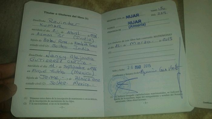 Libro de familia y certificado de boda civil! - 3