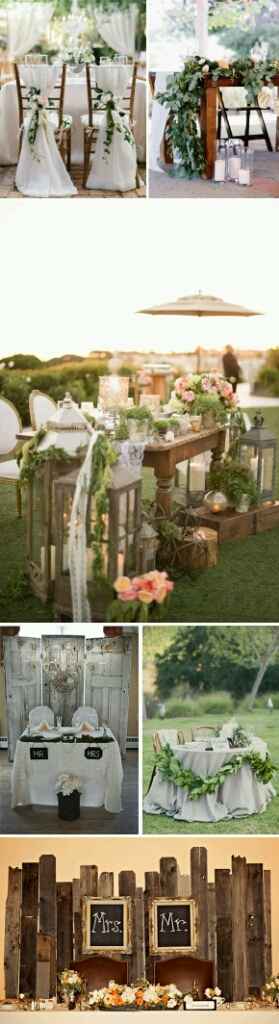 Mesas de novios estilos - 3