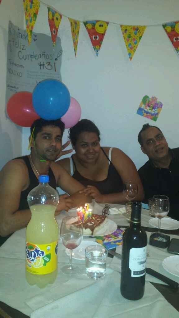 1er cumpleaños de mi love como esposos - 2