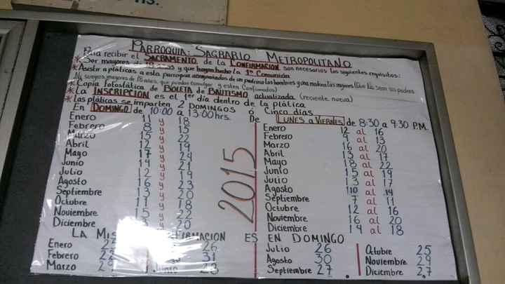 Tramites para confirmacion - 1