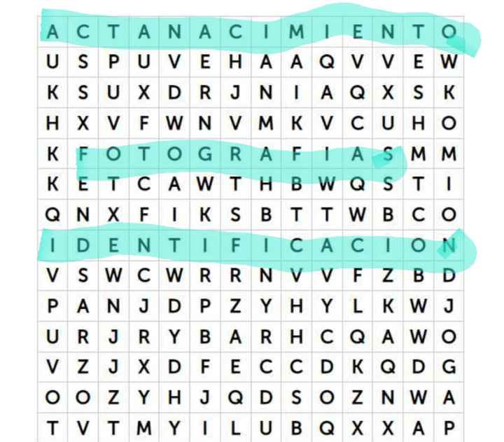 Sopa de Letras de TU boda: Requisitos para casarse 📄 - 1