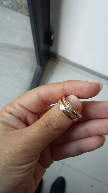 Argollas Rosa Gold - 1