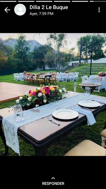 Colores para boda en jardín de noche y en primavera! - 1