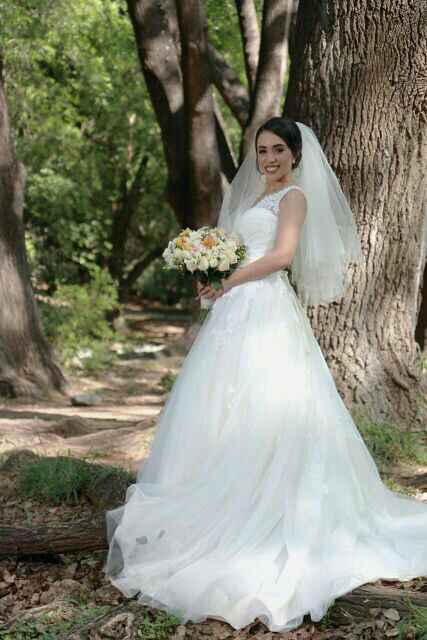 Boda civil: novia con velo! - 2