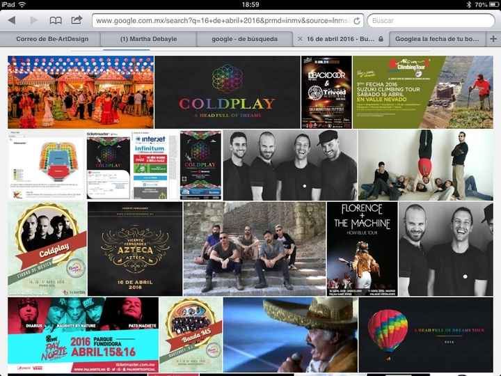 Coldplay en concierto