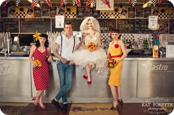 una boda pin up