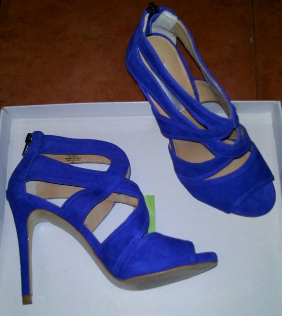 Mis zapatos....algo azul. - 2