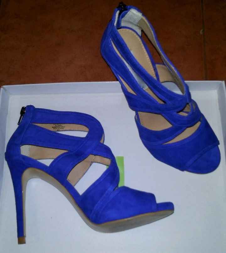 Mis zapatos....algo azul. - 2