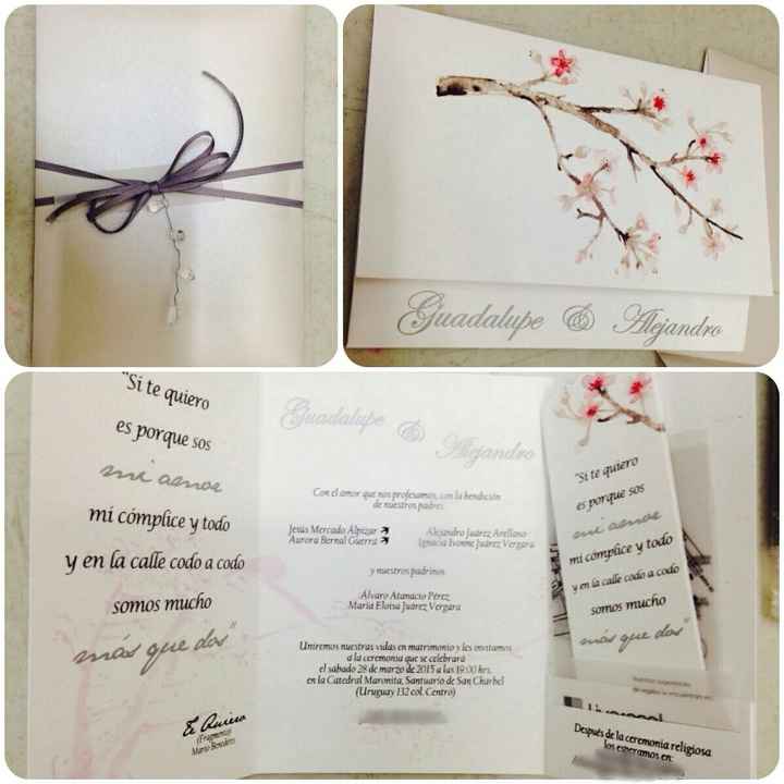 Mis invitaciones... algo hecho a mano... algo reutilizable. - 1