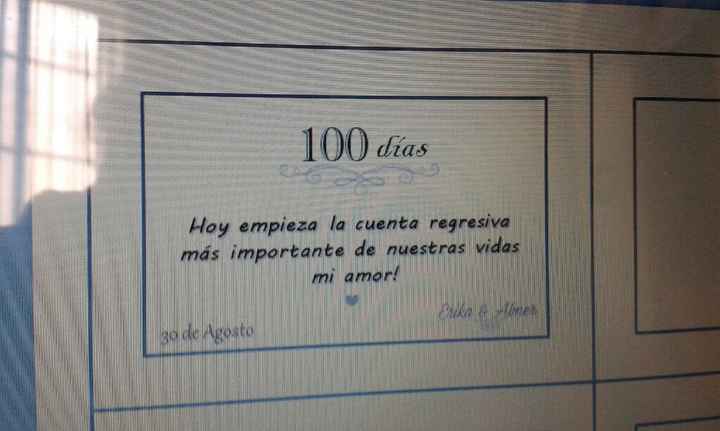 Diy contador para mi prometido.. - 1