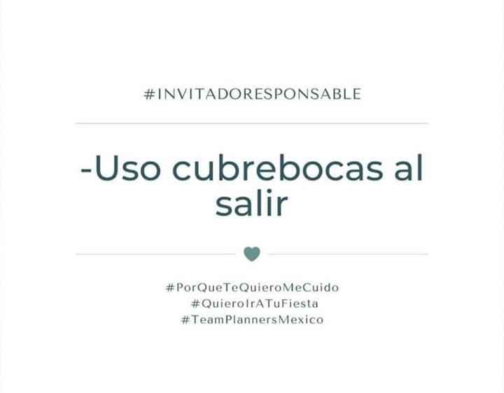 nueva normalidad #invitadoresponsable - 8