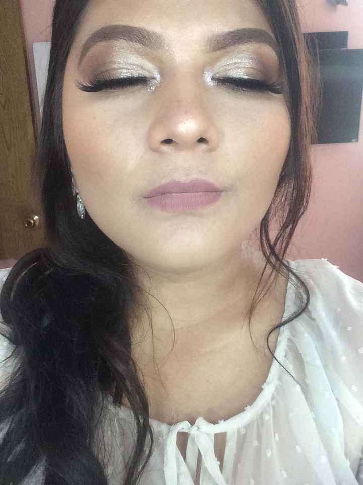 Prueba de maquillaje y peinado 2
